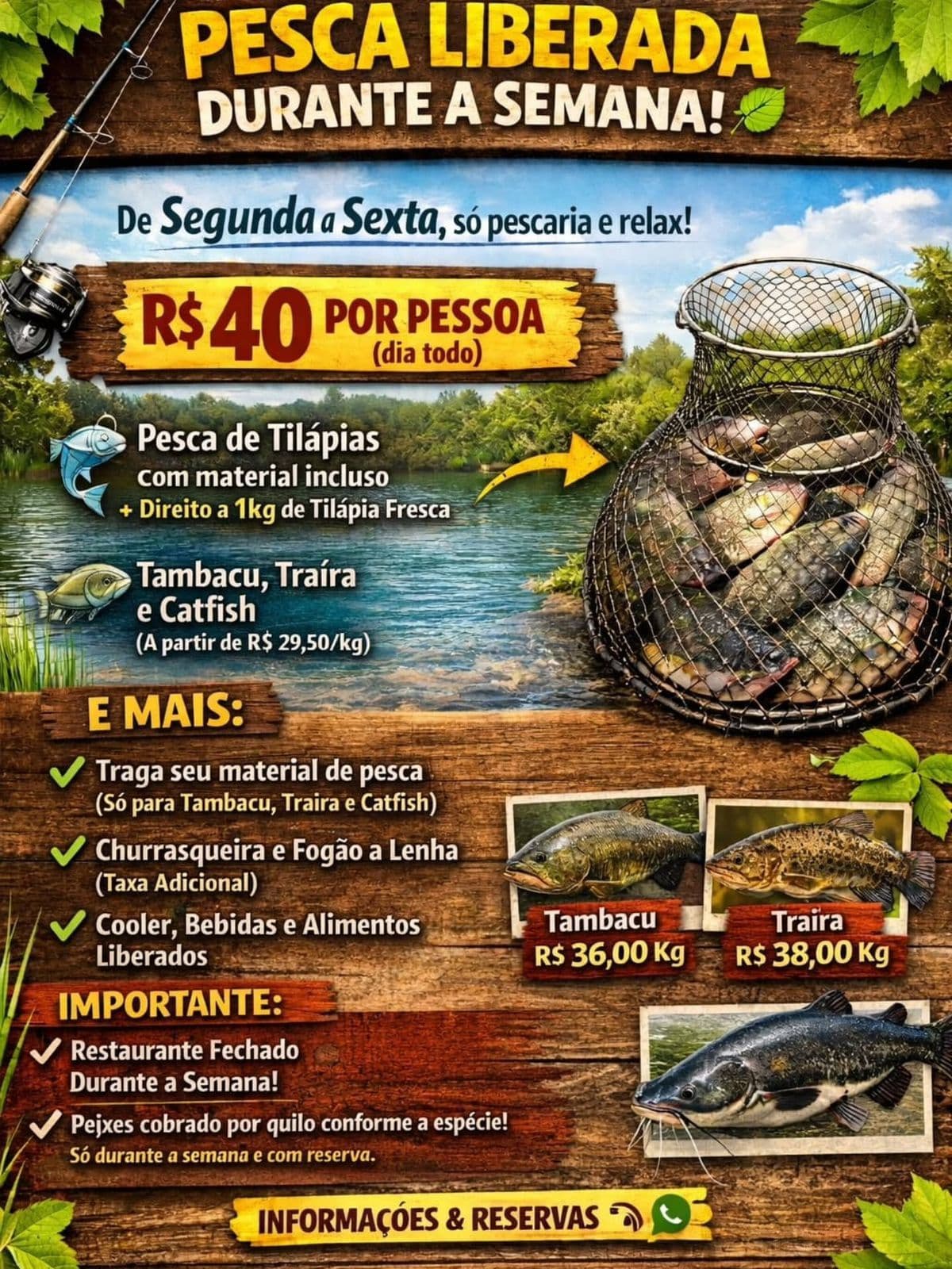 Pesca e Campo Pedra Branca