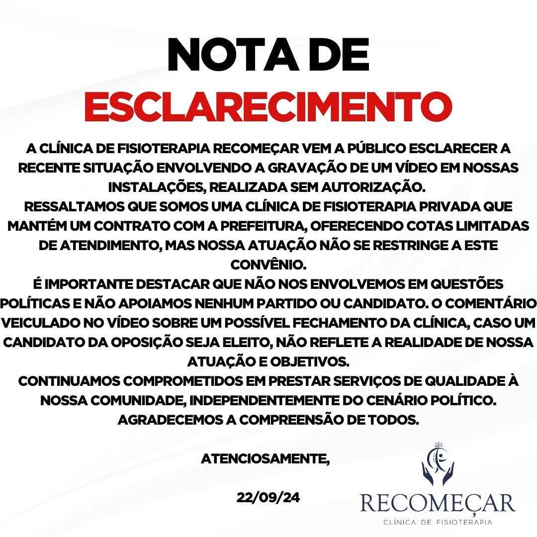 Clínica De Fisioterapia Recomeçar
