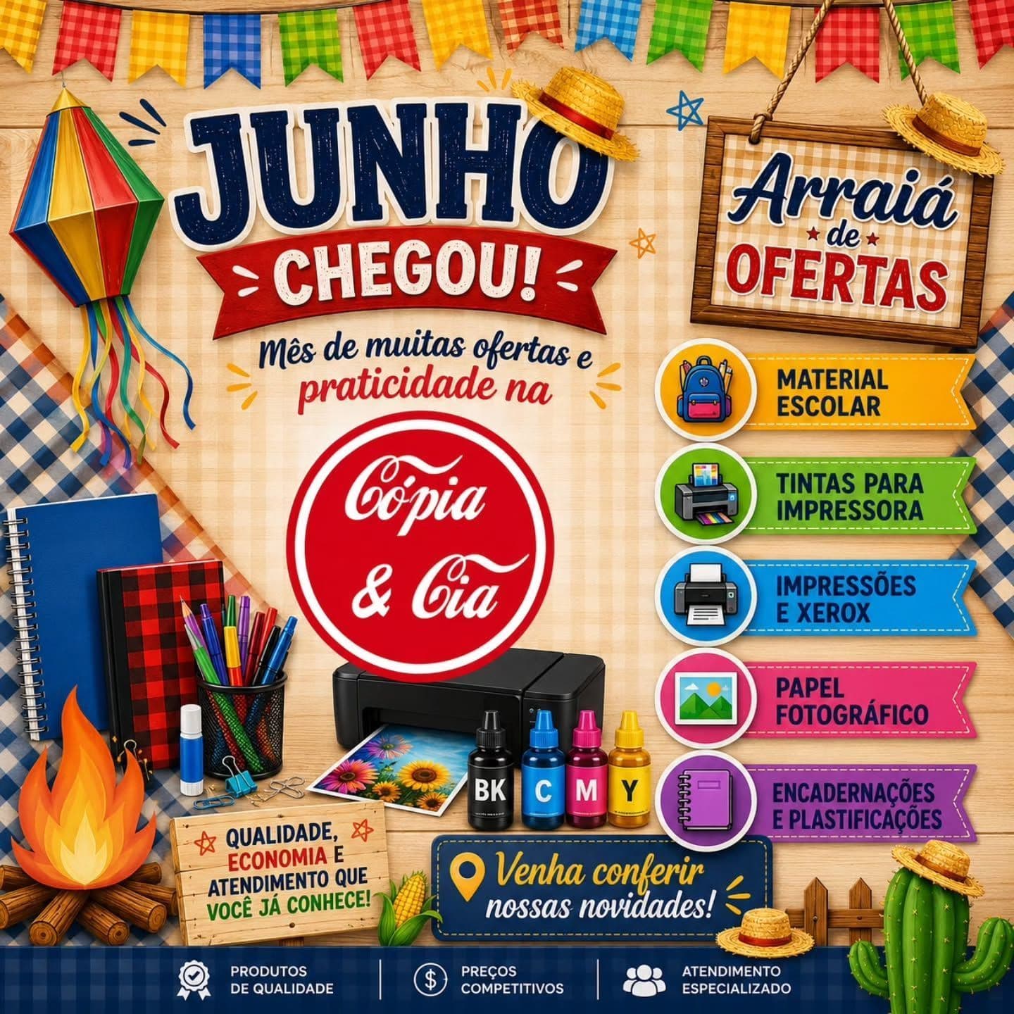 Cópia e Cia Pinda Papelaria