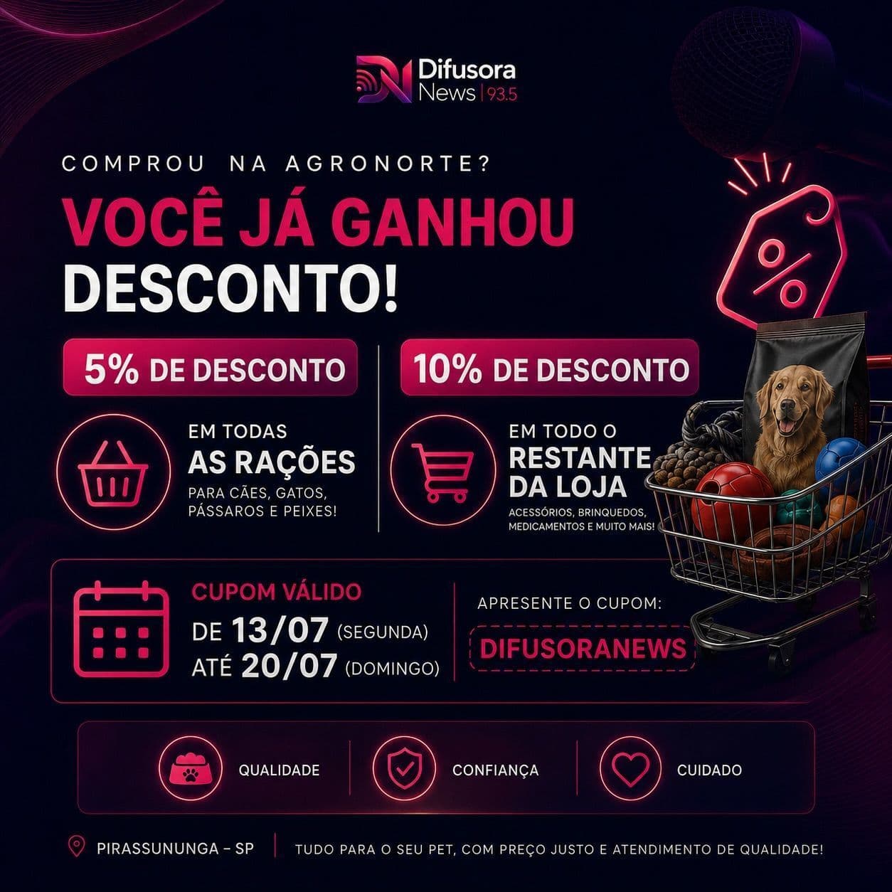 Agronorte Rações Pet Shop e Acessórios
