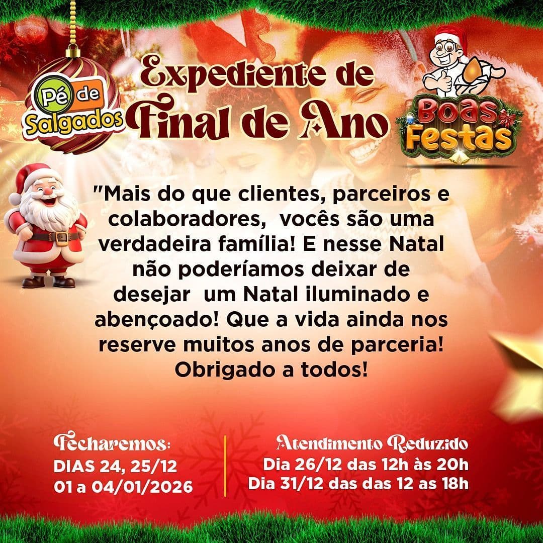 Pé de Salgados - Salgados para Festas